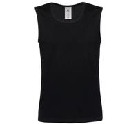 B&C Men's Move Sleeveless Athletic Sports Vest Top in Black | Size: Large B&C Black L