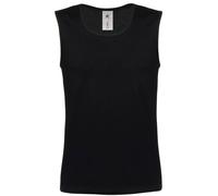 B&C Men's Move Sleeveless Athletic Sports Vest Top in Black | Size: Medium B&C Black M