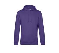 B&C Men's Plain Hoodie in Purple | Size: Large B&C Purple L