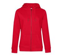 B&C Men's Queen Full Zip Hoodie in Red | Size: Large B&C Red L