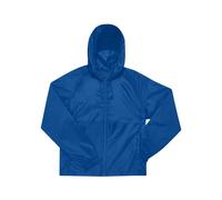 B&C Men's Reset Lined Windbreaker in Blue | Size: Medium B&C Blue M
