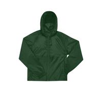 B&C Men's Reset Lined Windbreaker in Bottle Green | Size: XL B&C Bottle Green XL