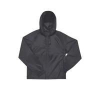 B&C Men's Reset Lined Windbreaker in Dark Grey | Size: Large B&C Dark Grey L