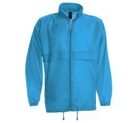 B&C Men's Sirocco Lightweight Jacket Outer Jackets in Duck Egg Blue | Size: 2XL B&C Duck Egg Blue 2XL