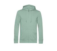 B&C Men's Zipped Hoodie in Dark Grey | Size: XL B&C Dark Grey XL