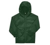B&C Reset Windbreaker in Bottle Green | Size: 9 Years B&C Bottle Green 9 Years