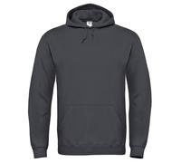 B&C Women's Hooded Sweatshirt Hoodie in Dark Grey | Size: Small B&C Dark Grey S