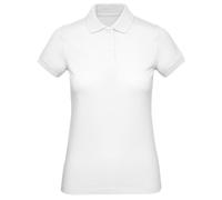 B&C Women's Inspire Polo Shirt in White | Size: XS B&C White XS