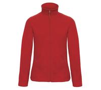 B&C Women's ID.501 Fleece Jacket in Red | Size: 2XL B&C Red 2XL