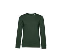 B&C Women's Plain Pale Pink Sweatshirt in Bright Green | Size: 2XL B&C Bright Green 2XL