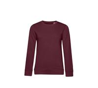 B&C Women's Plain Pale Pink Sweatshirt in Burgundy | Size: 2XL B&C Burgundy 2XL