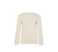 B&C Women's Plain Pale Pink Sweatshirt in Off-White | Size: 2XL B&C Off-White 2XL