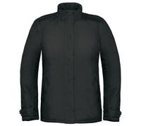 B&C Women's Premium Real Windproof Waterproof Thermo-Isolated Jacket in Black | Size: XS B&C Black XS