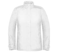 B&C Women's Premium Real Windproof Waterproof Thermo-Isolated Jacket in White | Size: XS B&C White XS