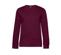 B&C Women's Queen Crew Neck Jumper in Dark Red | Size: Medium B&C Dark Red M