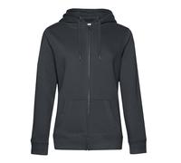 B&C Women's Queen Full Zip Hoodie in Black | Size: 2XL B&C Black 2XL