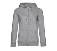 B&C Women's Queen Full Zip Hoodie in Grey | Size: 3XL B&C Grey 3XL