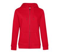 B&C Women's Queen Full Zip Hoodie in Red | Size: 3XL B&C Red 3XL