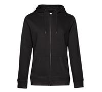 B&C Women's Queen Full Zip Hoodie in True Black | Size: XL B&C True Black XL