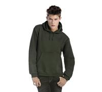 B&C WU620 Men's Hooded Sweatshirt Heather Grey - Size: S Colo S