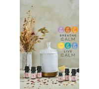 B Calm Aroma Diffuser with Breathe and Live Calm Oils - Stress Relief and Energy Boost