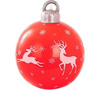 (B) Christmas Decorations Sale Party Decorations 2024 Christmas Decoration Bell Ball 60cm Outdoor Christmas Inflatable Decorated Ball Pvc Inflatable Chris