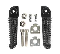 B Compatible With For YZF R6 2003-2020 For V-MAX 2009-2020 Motorbike Rear Footrests Peg Foot Pegs Motorcycle Accessories(Black)