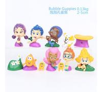 B-Creative 12Pcs/set BUBBLE GUPPIES PVC TOY Cake Topper GIL Molly NONNY Vinyl Action Figure