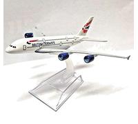 B-Creative 16cm Airbus A380 British Airways Die Cast Metal Desk Aircraft Plane Model
