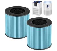 B-D02L/M05 Smoke Remover Replacement Filter, Compatible with MOOKA B-D02L/M05 Air Purifiers, for VEWIOR B-D02U, KOIOS B-D02L, for Tailulu D10 Air Purifiers, Blue, 2 Pack