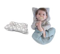 B-DREAMY Anti-roll Cushion 100% Cotton Fabric Soft and Breathable: Small and Easy to Carry, Children's Cushions for Cot, Pram, Travel, Room Decoration (Arrows)
