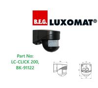 B.E.G. LUXOMAT LC-Click 200, BK-91122, Outdoor motion detector 200°