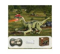 (B) Electric remote control Velociraptor Tyrannosaurus Rex simulation sound emitting remote control dinosaur