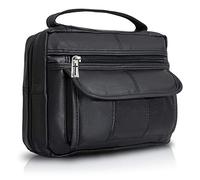 B&F Embassy Black Solid Genuine Leather Bible Cover