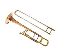 B/F Tone Tenor Trombone Phosphorus Copper Gold Lacquer Trombone With Case Accessories Trombone Kit