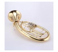 B Flat 3 Flat Keys Euphonium Brass Lacquered Gold Nickel Copper Piston Euphonium With Mouthpiece And Accessories Euphonium Kit