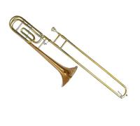 B Flat Bass Change Pitch Trombone Brass Lacquered Gold Trombone Instrument With Light Canvas Case Trombone for Beginner