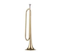 B Flat Bugle Trumpet Brass Material With Mouthpiece For School Band Cavalry Beginner Military Orchestra