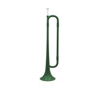 B Flat Bugle Trumpet School Band Cavalry Plastic Horn With Mouthpiece Brass Musical Instrument For Beginner (Color : Green)
