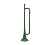 B Flat Bugle Trumpet School Band Plastic Horn With Mouthpiece Brass Musical Instrument For Beginner (Color : Green)