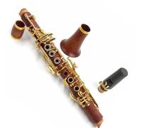 B Flat Clarinet Clarinet Eb Tone Good Sound | Clarinet Eb Tone Redwood/Ebony Silver/Gold Plating Good Sound(Gray)