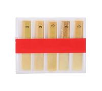 B-flat Clarinet Clarinet Reed Reed No.2.5 No.2 No.3 10-piece Transparent Boxed Musical Instrument Accessories Clarinet Accessory Kit (Color : Reed No. 3)