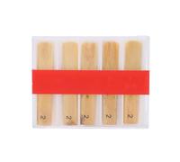 B-flat Clarinet Clarinet Reed Reed No.2.5 No.2 No.3 10-piece Transparent Boxed Musical Instrument Accessories Clarinet Accessory Kit (Color : No. 2)