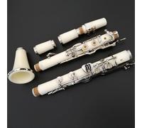 B Flat Clarinet For Beginner 18-key G-key White Clarinet Cream-colored G-key Clarinet Beginners And Adults Professional Performance
