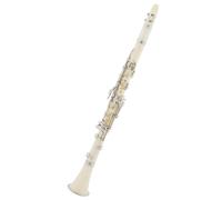 B Flat Clarinet For Beginner ABS Clarinet 17 Keys B Flat White Clarinet Woodwind Instrument