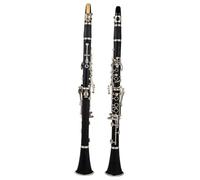 B Flat Clarinet For Beginner B-Flat Clarinet Black Ebonite Clarinet With Nickel-plated Keys