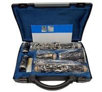 B Flat Clarinet For Beginner Bakelite Bb Clarinets E12F Professional Clarinet Silver Plated Keys 17 Keys With Case