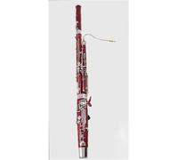 B Flat Clarinet For Beginner Bass Oboe Bassoon C Key Maple Solid Wood Professional Woodwind Instrument(A)