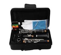 B Flat Clarinet For Beginner Bb 17 Key Clarinet Instrument Nickel Silver ABS Body Material Clarinete