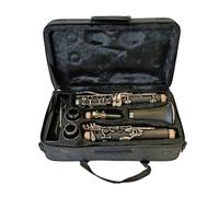 B Flat Clarinet For Beginner Bb Clarinet 17 Keys B Flat Musical Instruments Professional Qualiey Bakelite Tube Nickel Plated Clarinet